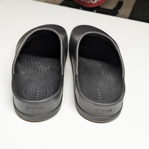 CROCS Women's Black Slip-On Loafers - Picture 4 of 7